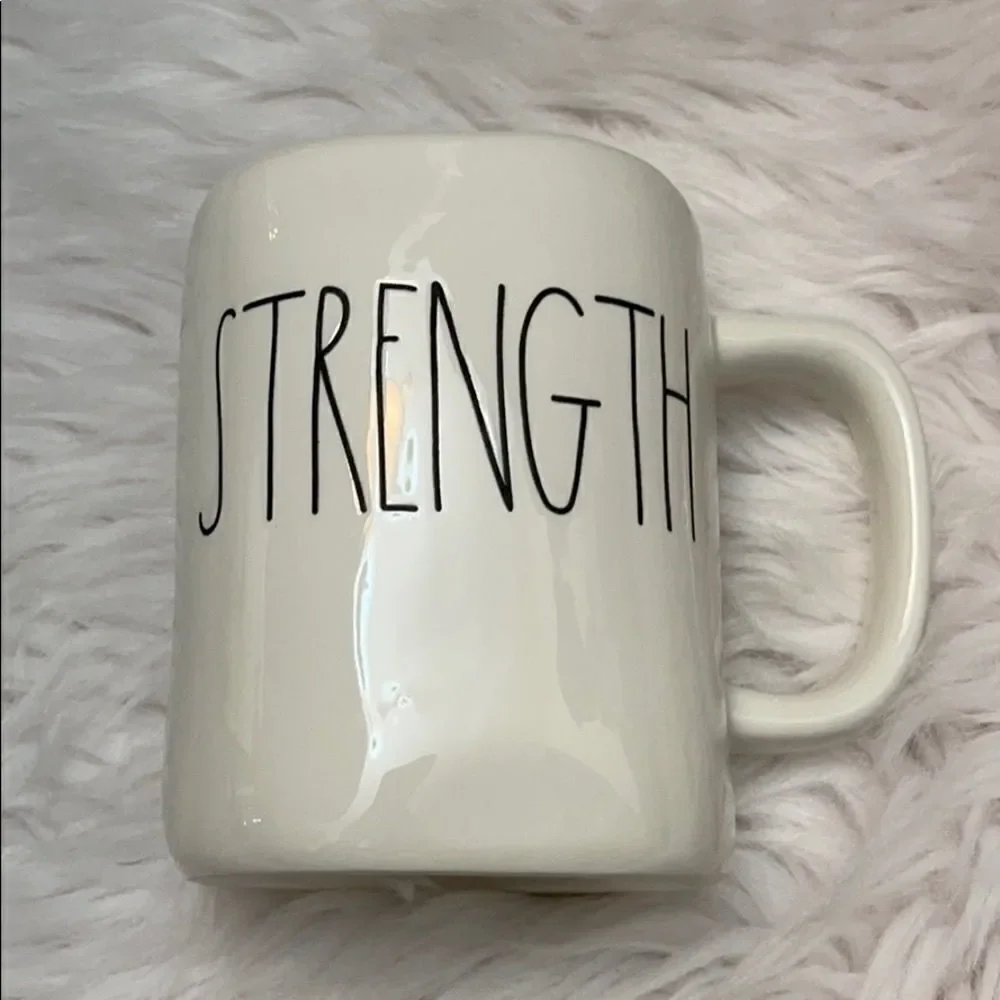 RAE Dunn ‘STRENGTH’ large coffee mug